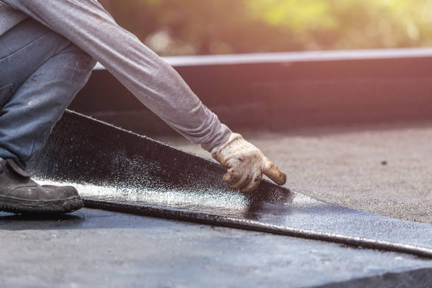 Professional Foundation Crack Repair technician working in Saint Bernice, IN